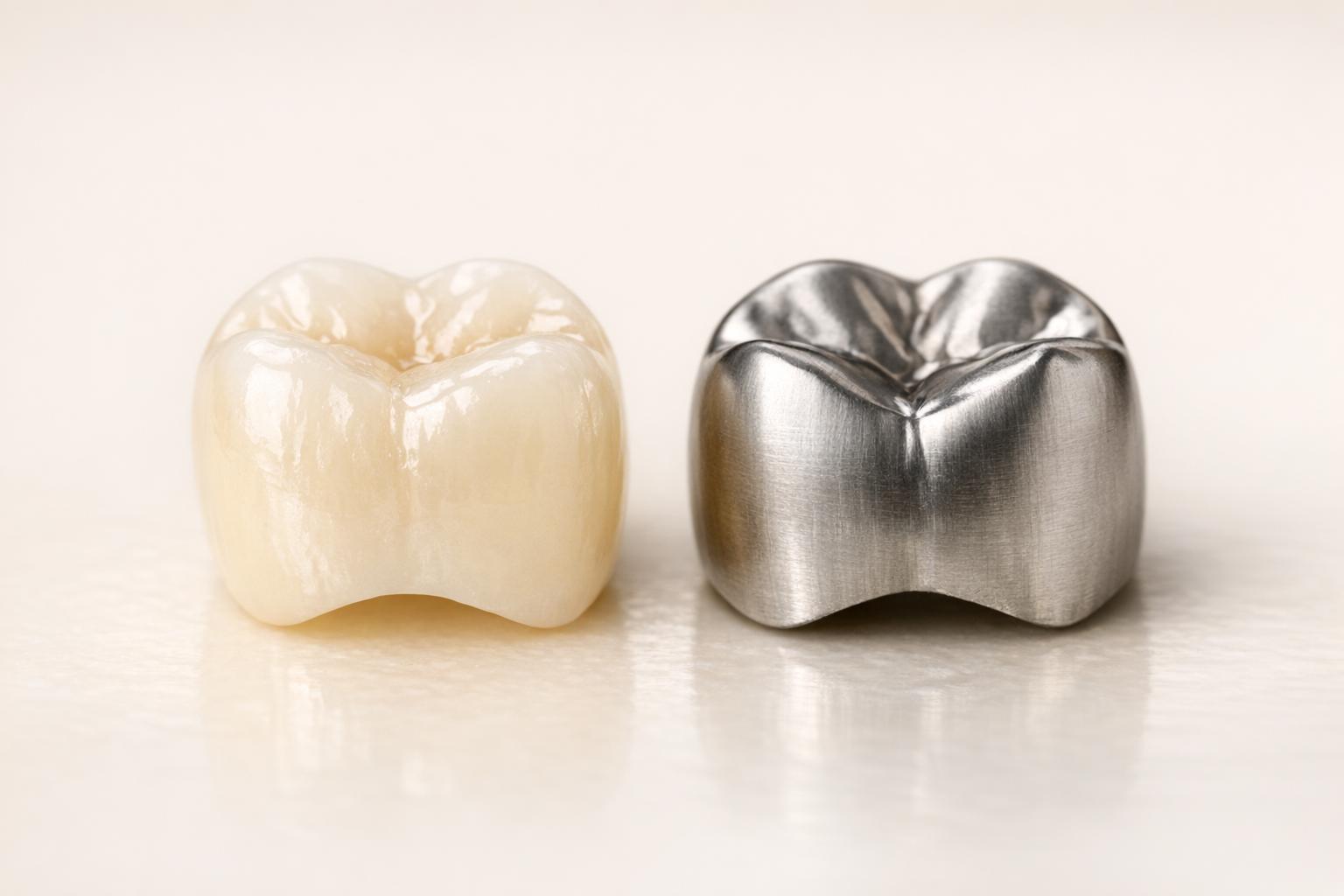 Keramik- vs. Metallkrone: Unterschiede, Ästhetik, Preis